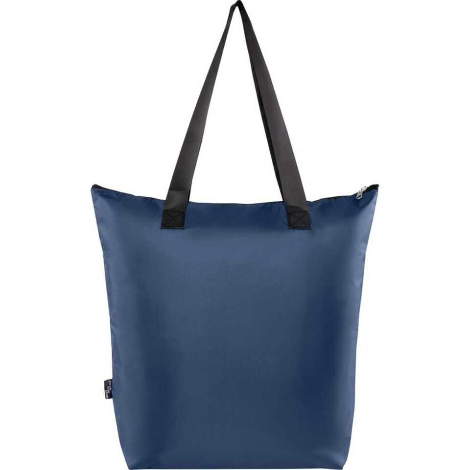 image 1 of EcoFold RPET Foldable 15L Cooler Tote Bag - Navy - One Size