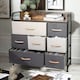 image 3 of 7 Fabric Drawer Bedroom Dresser Storage Organiser Rustic Brown | Brown
