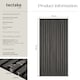 image 6 of Acoustic Wall Panels Sonic Wall II with Real Wood Veneer and Sound-Absorbing Felt | Black | black oak | 110 x 50 x 1.8 cm | 2
