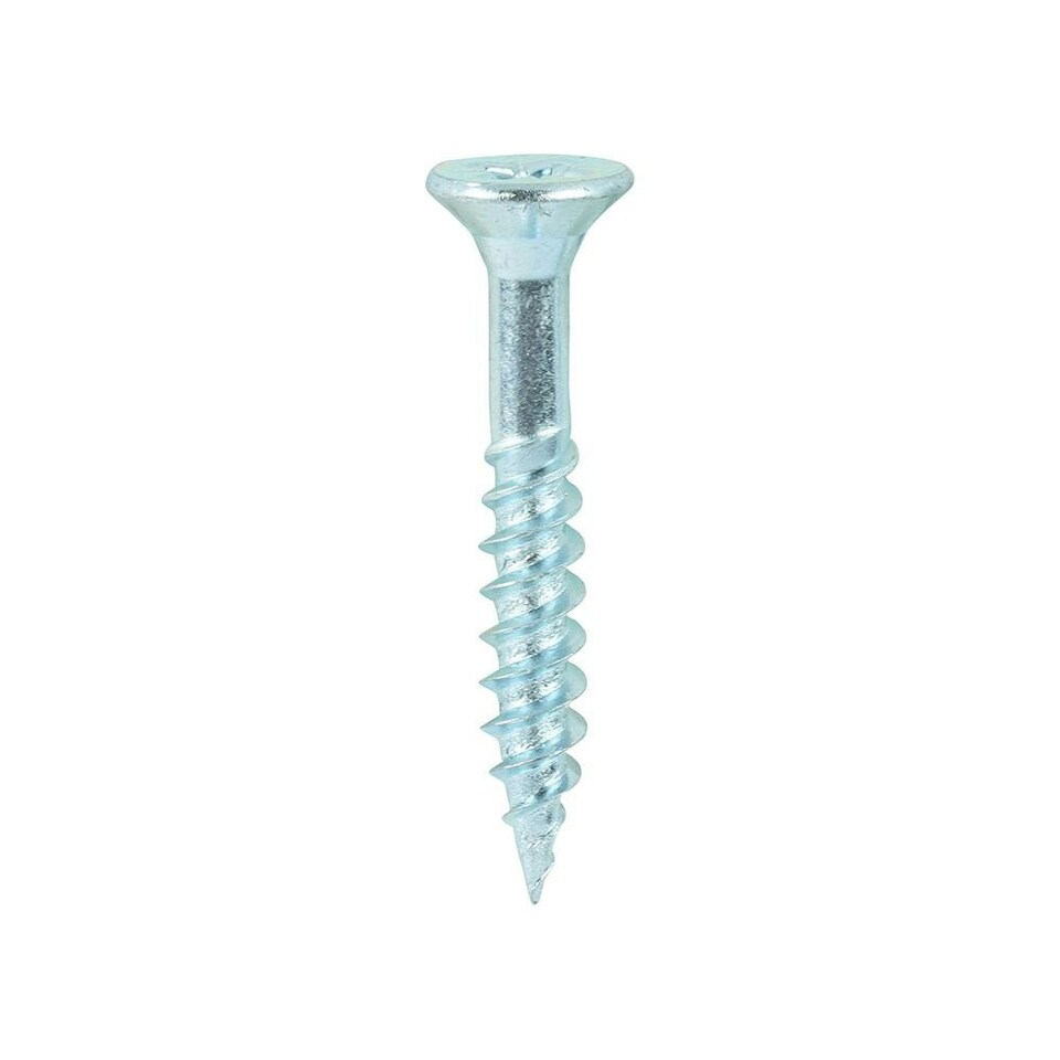 image 1 of Timco - Twin-Threaded Woodscrews - PZ - Double Countersunk - Zinc (Size 12 x 1 1/2 - 200 Pieces)