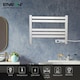 image 2 of ENER J Electric Heated Towel Rail 100W 5 Bar Wall Mounted Infrared White IP24