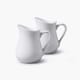 image 2 of Wm Bartleet & Sons Porcelain Traditional Milk Jug, Set of 2