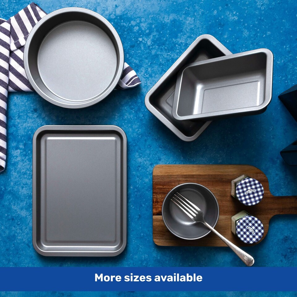 image 1 of BetterWare Air Fryer Accessories Set of 2 x 16.5cm Rectangular Dishes