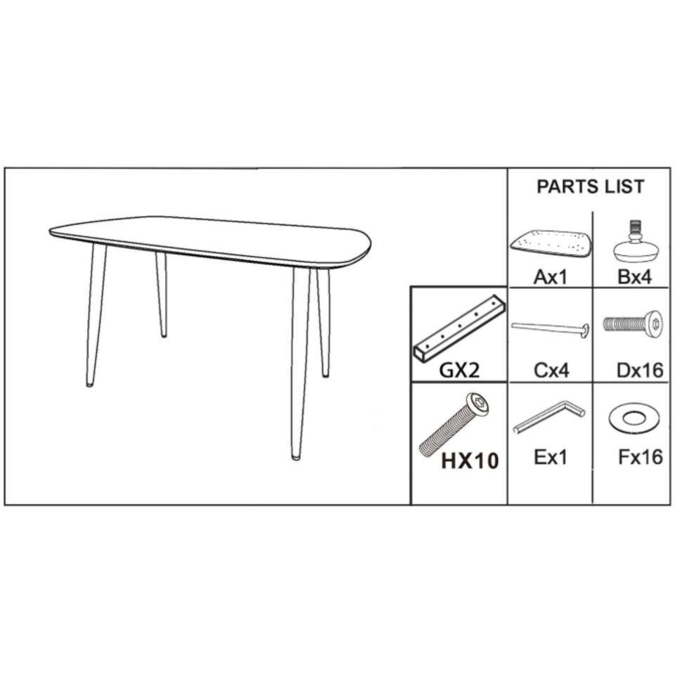 image 1 of Rectangular Dining Table 120cm - Modern 4 - 6 Seater Spacious Kitchen Table | Grey | Grey | 1