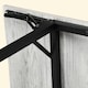 image 9 of HOMCOM Folding Dining Table, Extendable Kitchen Table for Small Space, Drop Leaf Table for 2-4 People, Grey