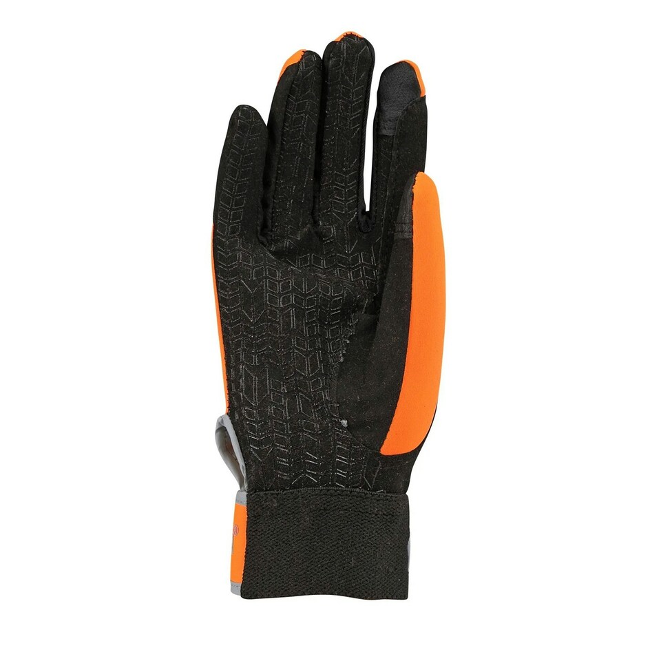 image 1 of Equi-Flector Riding Gloves - Orange - L Orange | L
