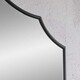 image 3 of Arcus Black Overmantle Mirror Black | H 71cm x W 94 cm x D 1.5cm