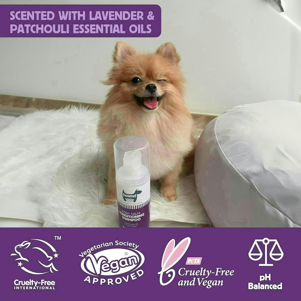 image 1 of HOWND Keep Calm Dog Shampoo for Itchy Skin Lavender, 250ml