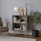 image 2 of 2-Tier Wooden Cabinet With Legs | Brown | Oak & Beech | 1