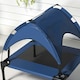 image 8 of PawHut Cooling Raised Dog Bed w/ Breathable Mesh, for S, M Dogs - Dark Blue