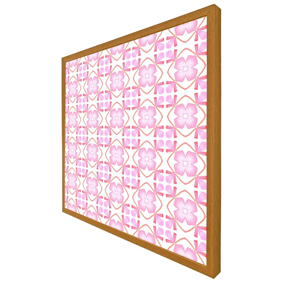 image 1 of Orange sublime boho chic summer design (Picture Frame) White | S
