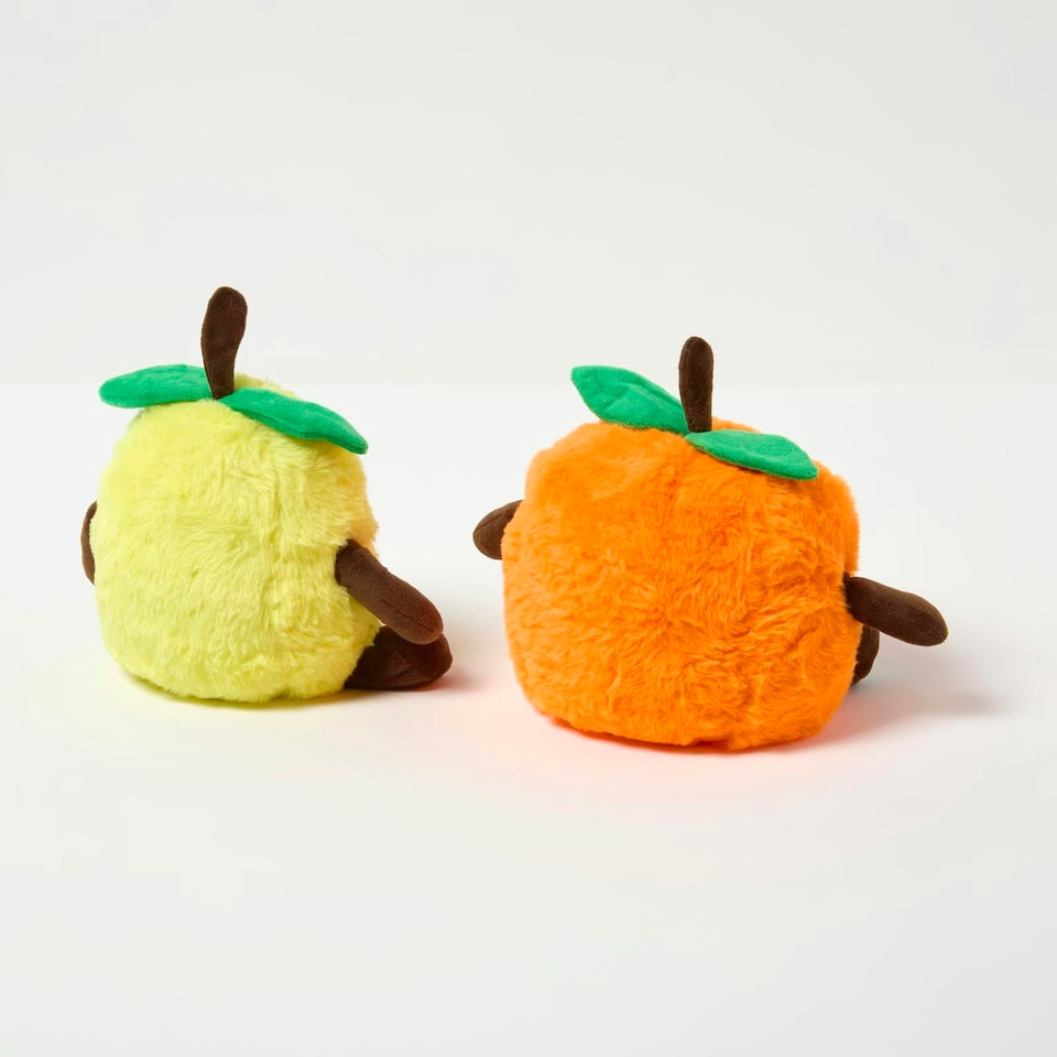 image 1 of Homescapes Lemon and Orange Doorstop Set of 2
