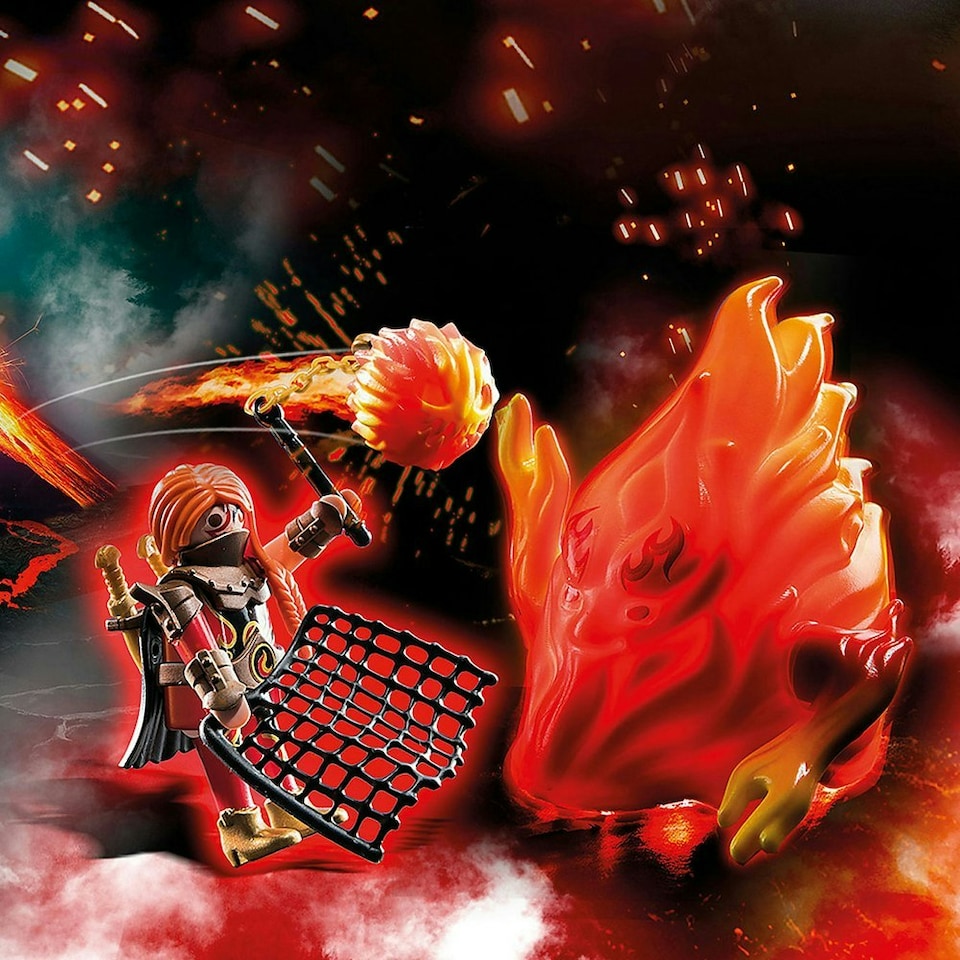 image 1 of Playmobil Knights Novelmore Burnham Raiders Spirit of Fire Playset
