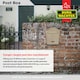 image 5 of Burg-Wachter Classic Wall Mounted Galvanised Steel Lockable Weatherproof Post Box - 36x37x13cm Cream | Antique Cream