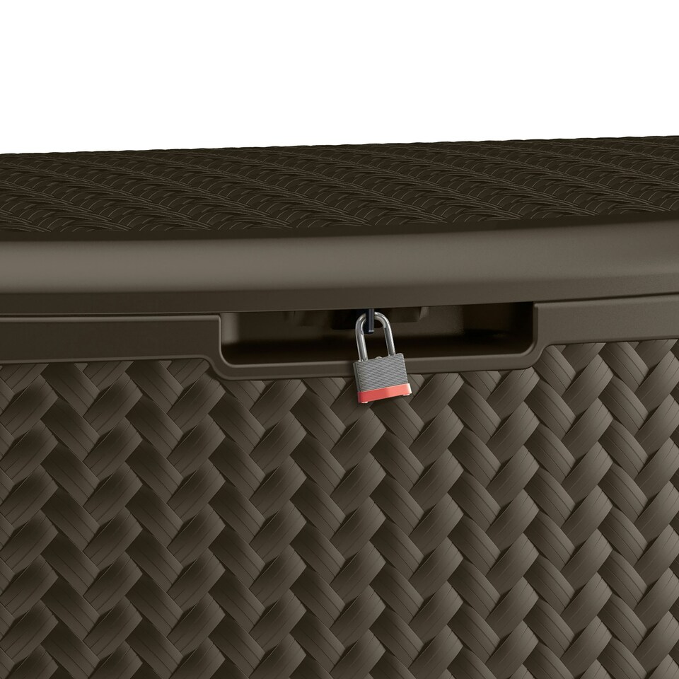 image 1 of Suncast Minnesota 469L Storage Box - Java Brown | Brown