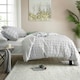 image 10 of Luxury Bobbled Fluffy Dots Tufted Microfibre Duvet Cover Set White | White | Super King