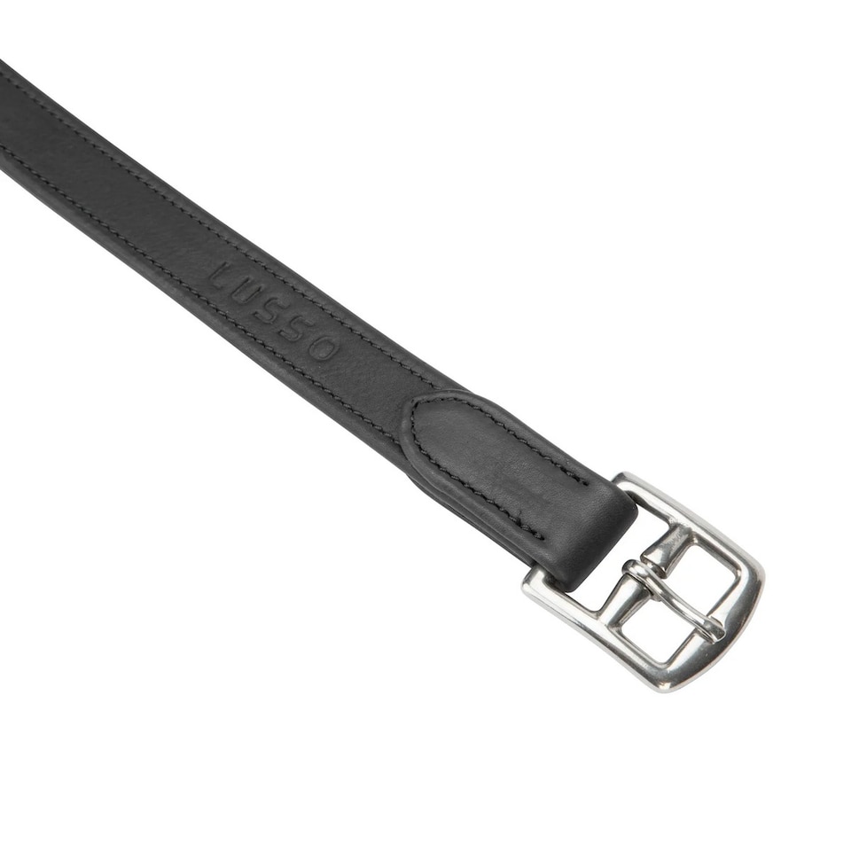 image 1 of Velociti Lusso Logo Horse Stirrup Leathers | Black | Black | 48cm | 1