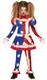 image 1 of Fancy Dress Child Patriot Clown Costume - 7-9 Years