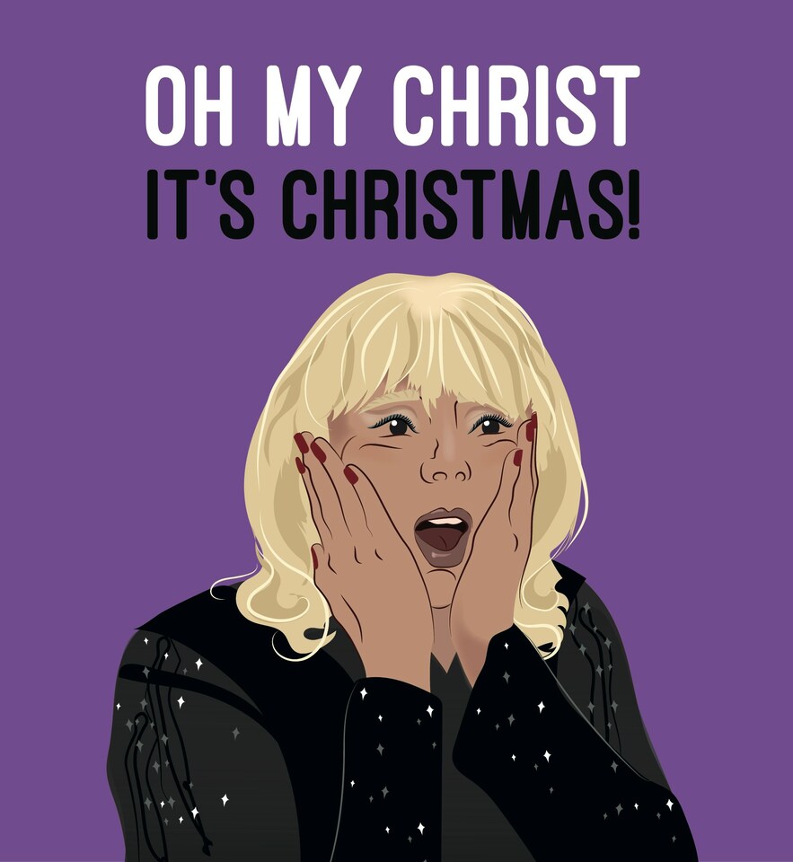 image 1 of Oh My Christ It's Christmas -  Pamela Christmas Card