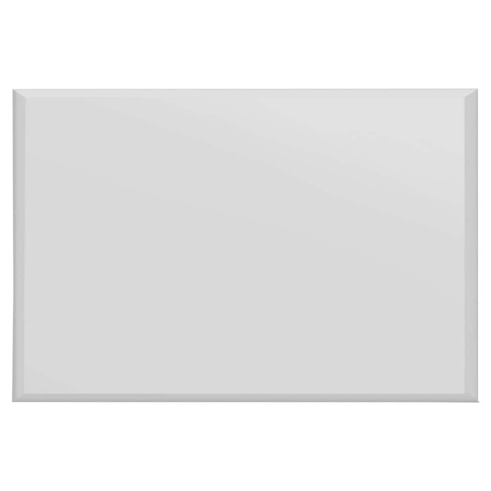 image 1 of The Moderni - All Glass Modern Bevelled Square Wall Mirror 35" X 35" (90x90CM) N/A