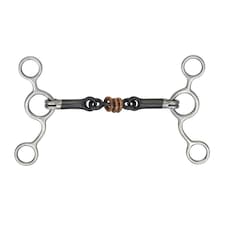 Shires Horse Tom Thumb Bit - Black - 5.5in