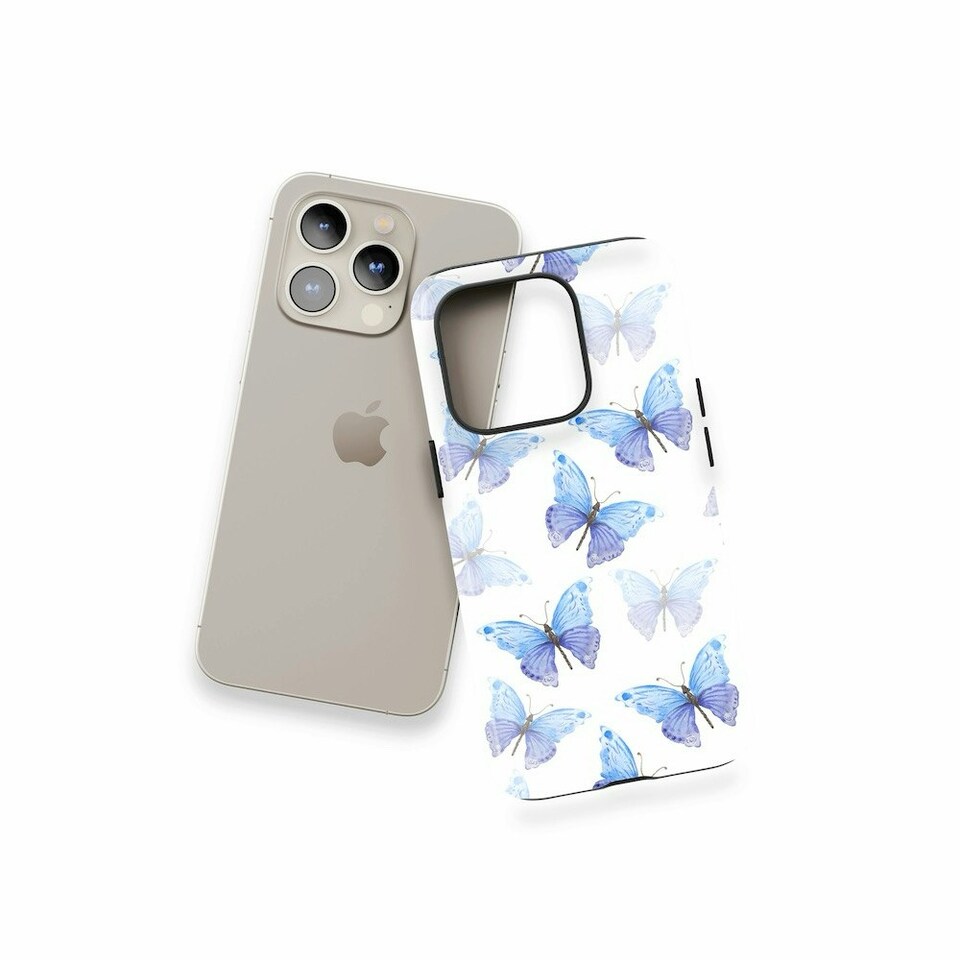 image 1 of Watercolour Butterfly Phone Case Blue | iPhone 15 Plus
Tough | iPhone 15 Plus
Tough