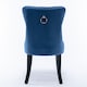 image 6 of Romsey Set of 2 Modern Velvet Dining Chairs with Knocker Ring