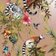 image 1 of Holden Décor Lemur Wallpaper - Gold - 32.1ft x 21in Gold