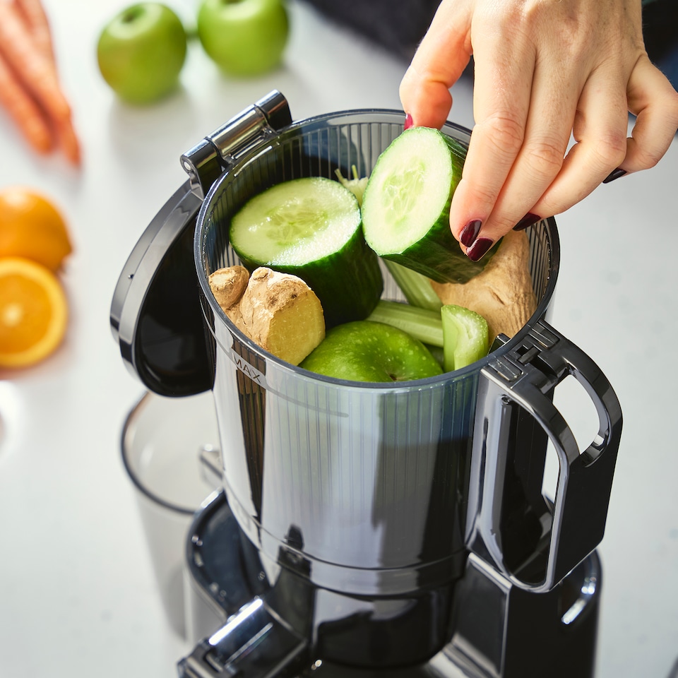 image 1 of Cooks Professional Cold Press Juicer with Wide Chute & 1.8L Hopper for Whole Fruit & Veg