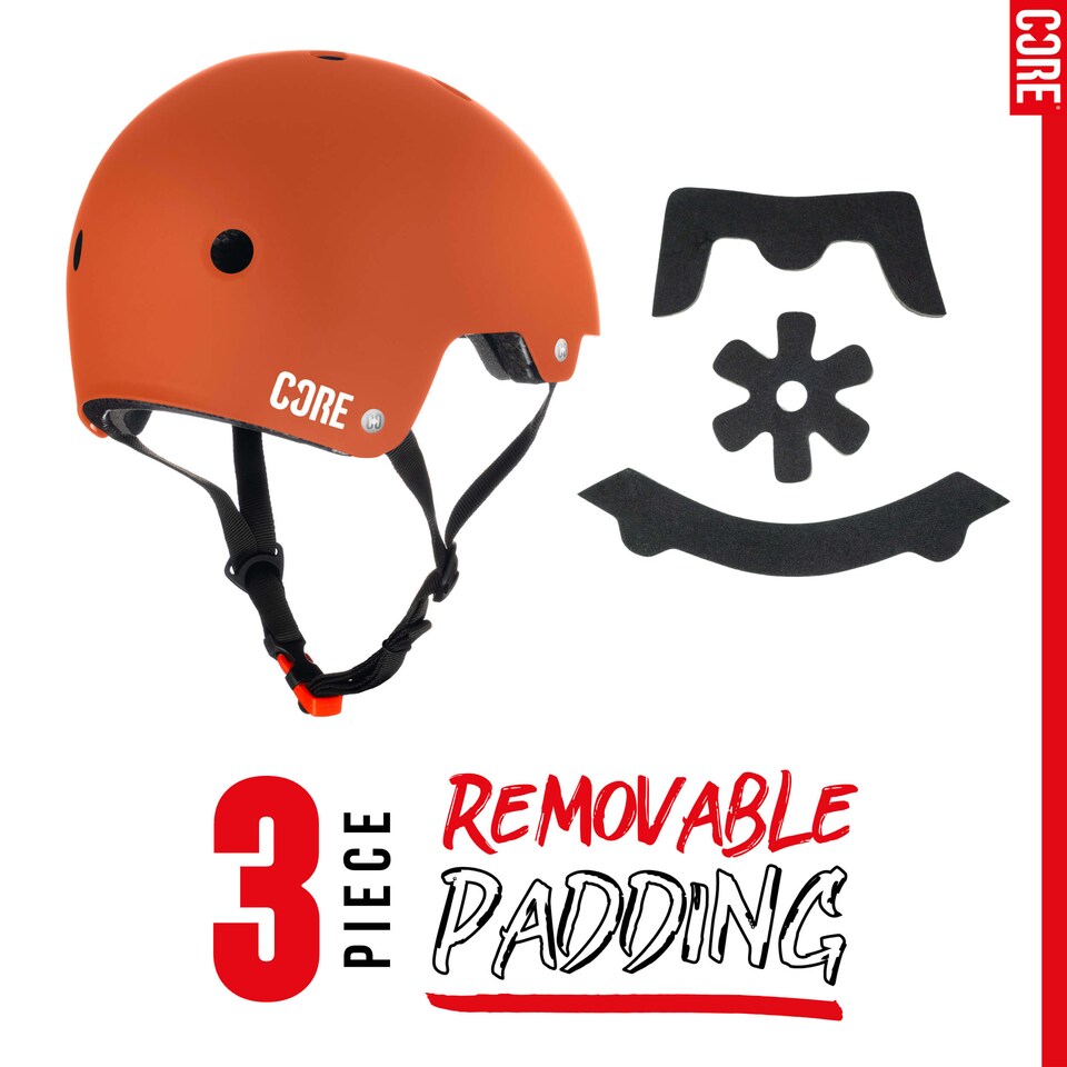 image 1 of CORE Action Sports Helmet – Peach