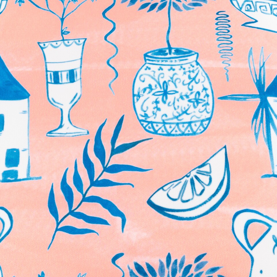 image 1 of Furn Aegina Printed Reversible Outdoor Cushion