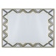 image 1 of Art Deco Patterned Border Glass Chopping Board | Multi