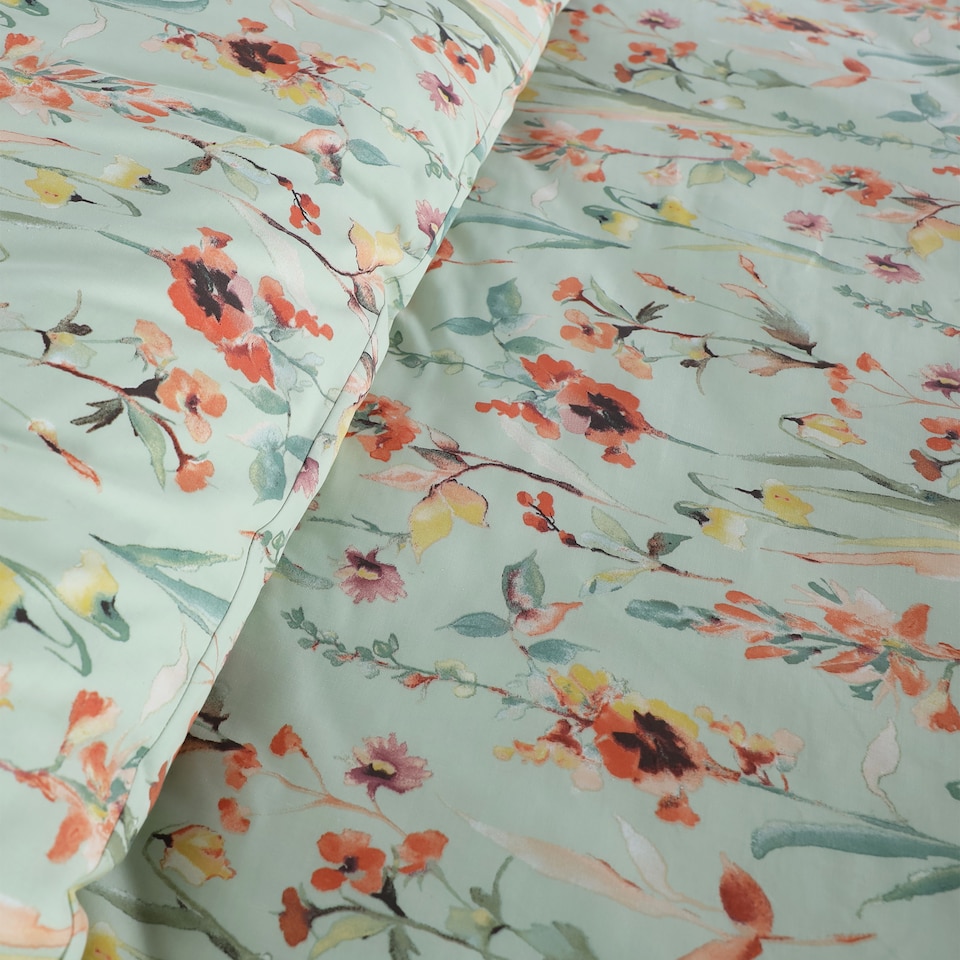 image 1 of Martex Studio Edition Spring Meadow Jade Duvet Cover Set - Double