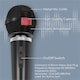 image 3 of Soundlab Dynamic Vocal Microphone With Fixed 3m 6.35mm Jack Lead Black