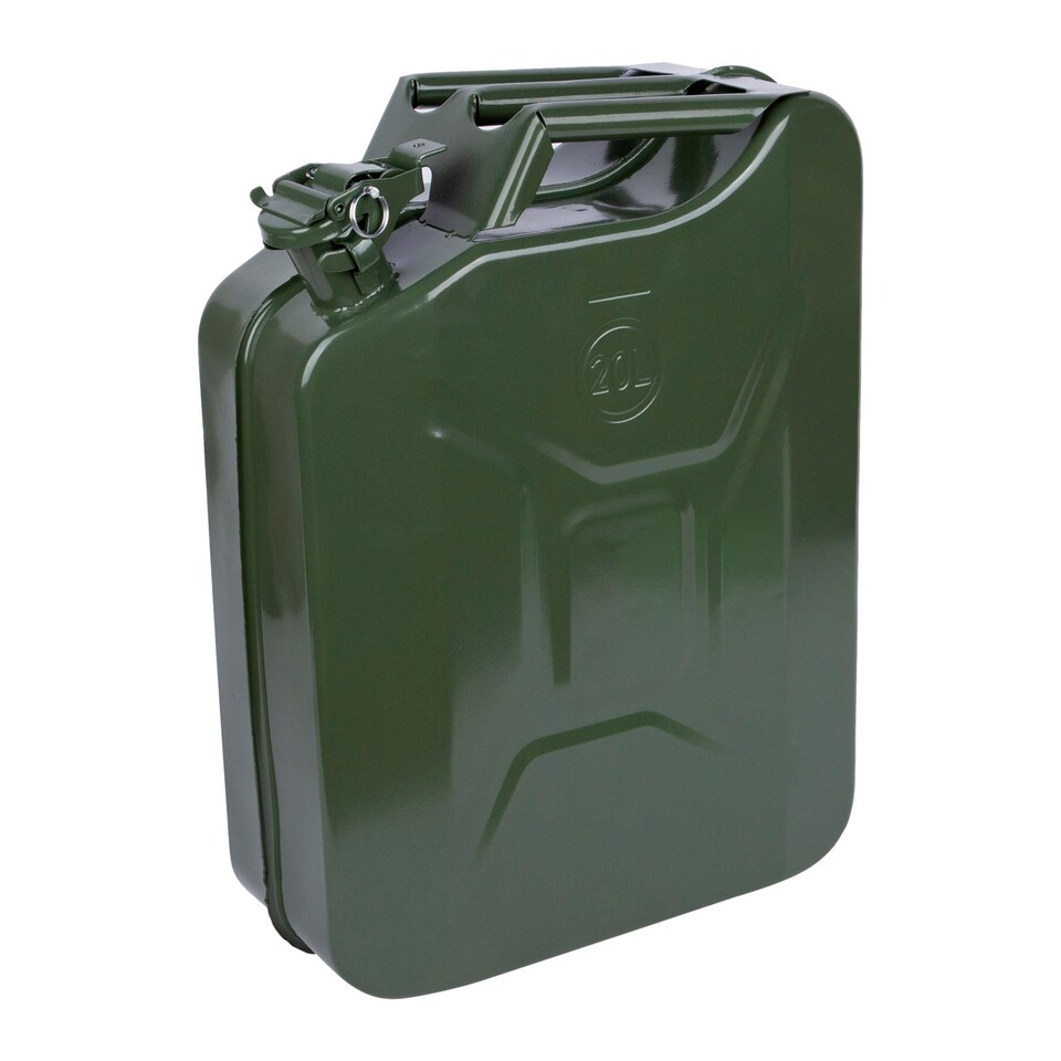 image 1 of Pro User Steel Jerry Can - 20L - Green