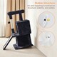 image 6 of Yaheetech 92 cm Cat Tower with Double Condos Black