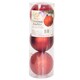 image 6 of 100mm/3Pcs Christmas Baubles Shatterproof Dark Red,Tree Decorations