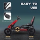 image 2 of HOMCOM Children Pedal Go Kart w/ Adjustable Seat, Handbrake - Red