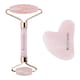 image 2 of Brushworks Rose Quartz Roller and Gua Sha Set