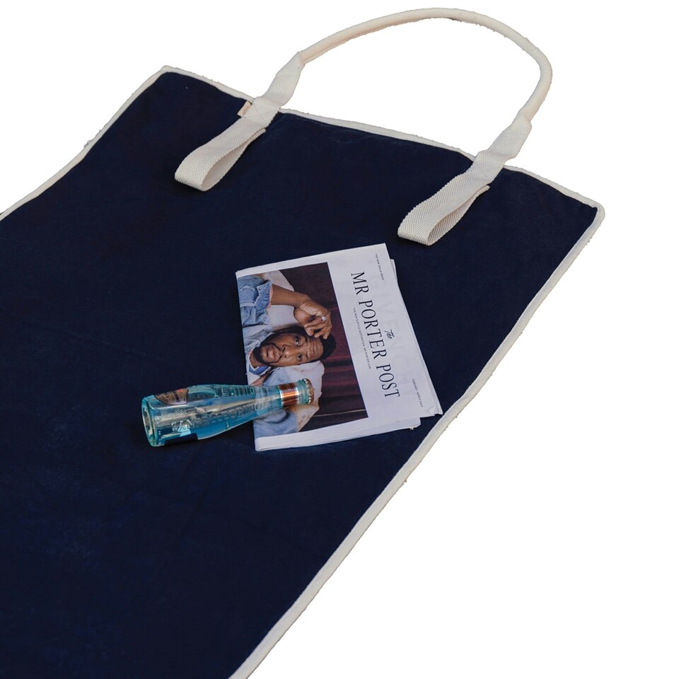 image 1 of Vinga Volonne Aware Recycled Canvas Beach Mat - Blue - 0.5cm x 180cm x 70cm | Blue | 0.5cm x 180cm x 70cm