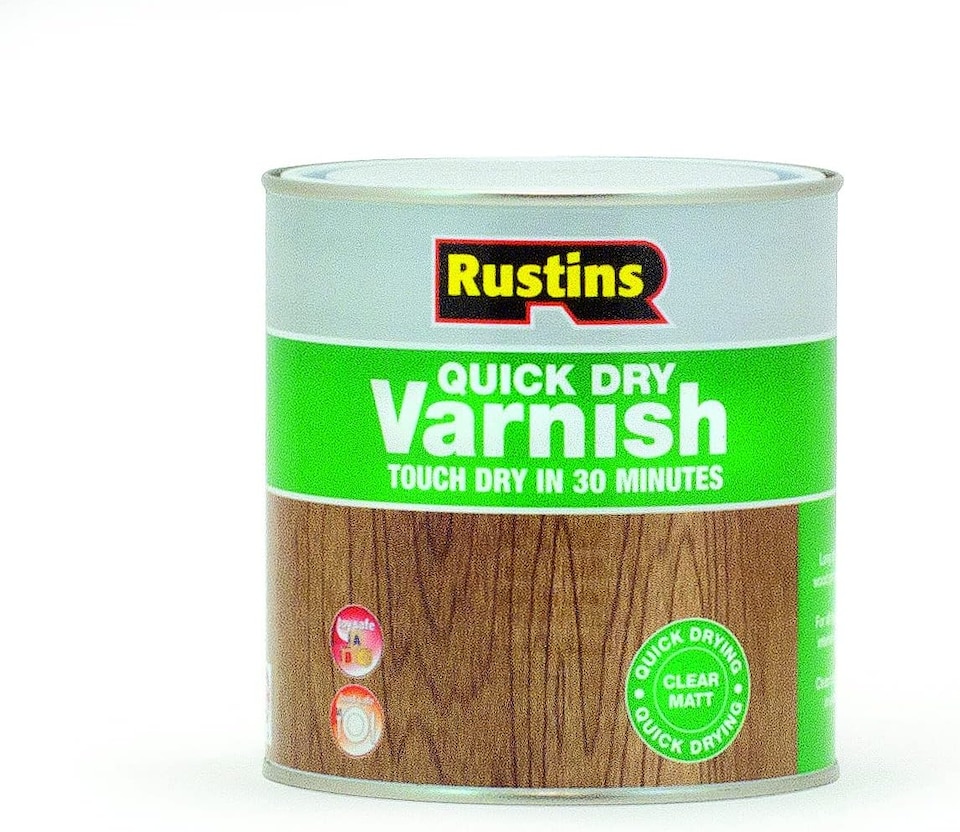 image 1 of Rustins Quick Dry Varnish Matt Clear 1 Litre - AVMC1000 | Clear | 1l | 1
