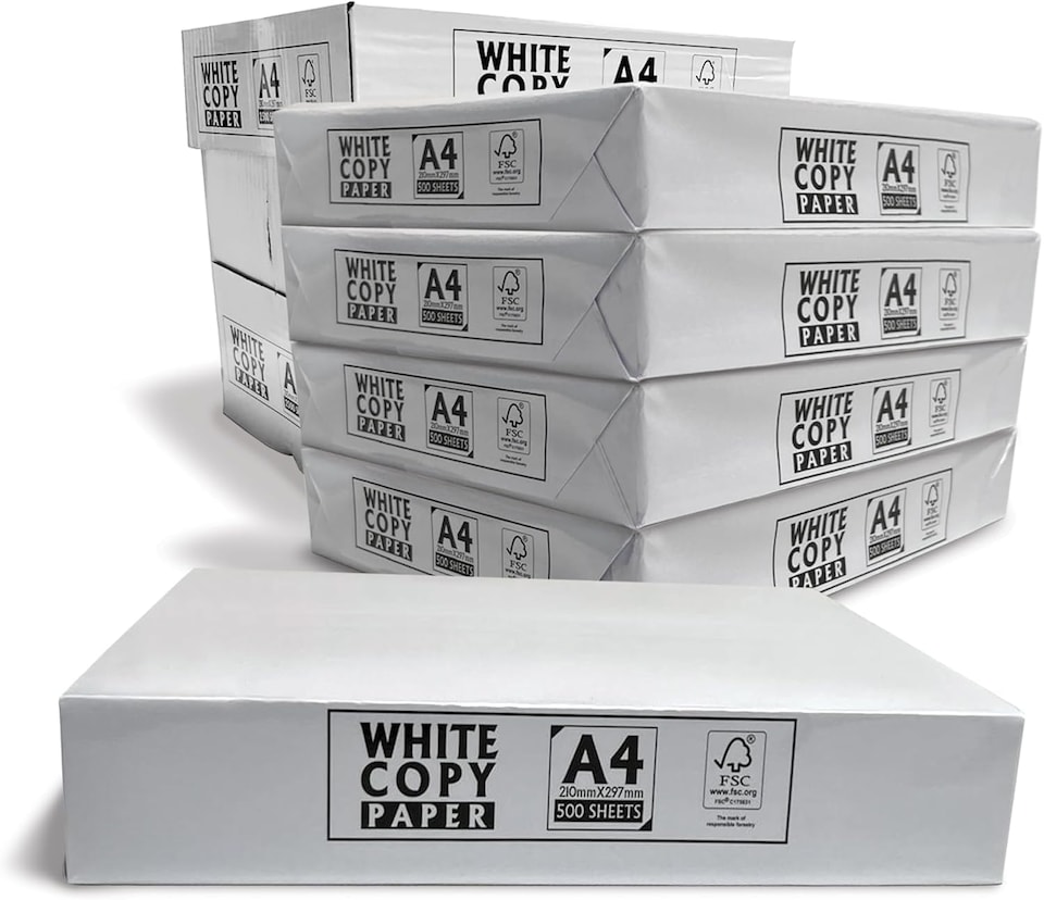 image 1 of Value Plus A4 70gsm Copier Paper Multipurpose Printer Paper 5 Reams 2500 Sheets