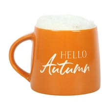 Hello Autumn Mug and Socks Set - New Bone China N/A