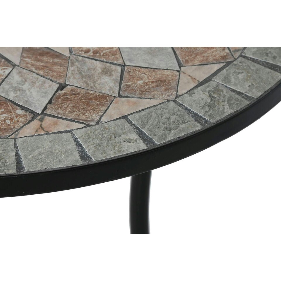 image 1 of Side table Home ESPRIT Black Multicolour 60 x 60 x 72 cm N/A