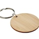 image 3 of MidOcean RoundBoo Round Bamboo Keyring - Wood - One Size