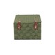 image 3 of Extra Large Green Woven Paper Rope Hamper | Green | Green