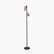 image 5 of Black and Rose Gold Metal LED Floor Lamp Black | Rose gold