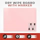 image 3 of Pack of 12 A4 Assorted Coloured Whiteboards with 12 White Board Marker Pens