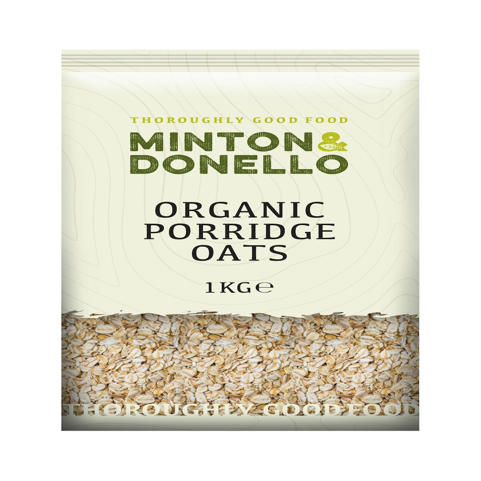 image 1 of Minton & Donello Organic Porridge Oats 6 x 1Kg