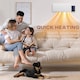 image 9 of HOMCOM Electric Heater, 2000W Wall Mounted Ceramic Space Heater with Remote Control, 2 Modes, Timer, Oscillation, Overheat Protection for Home, White